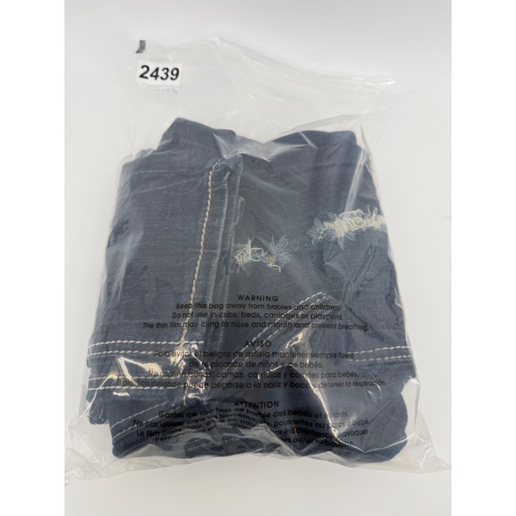 Y2K Mudd Womens Juniors Blue Distressed Skinny Jeans Ripped  Size 11 Length 29 - Picture 10 of 10